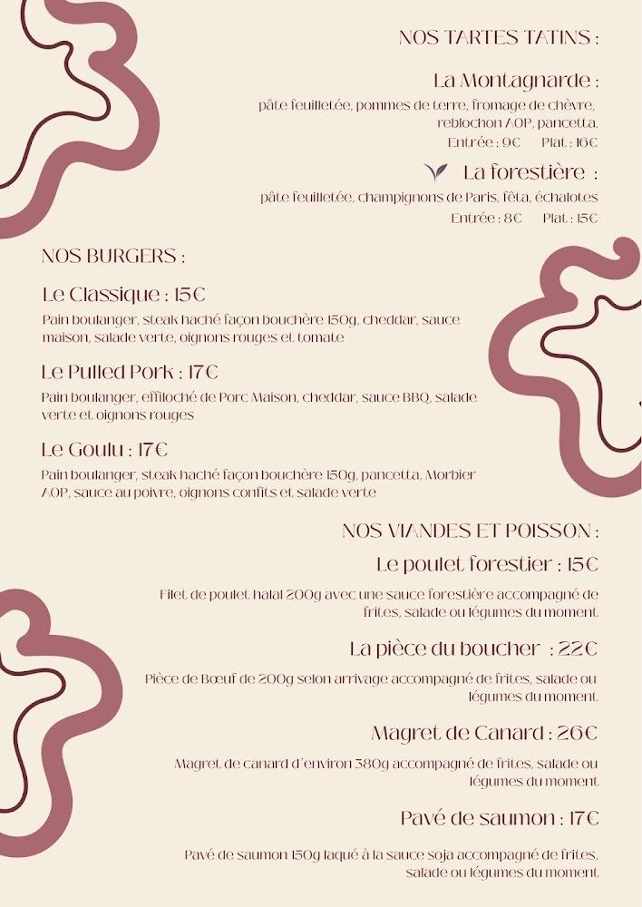 RESTAURANT L'ESSENTIEL - Menu Image 1